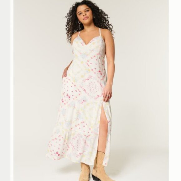 Holister Open Back Maxi Dress size L - Picture 1 of 4